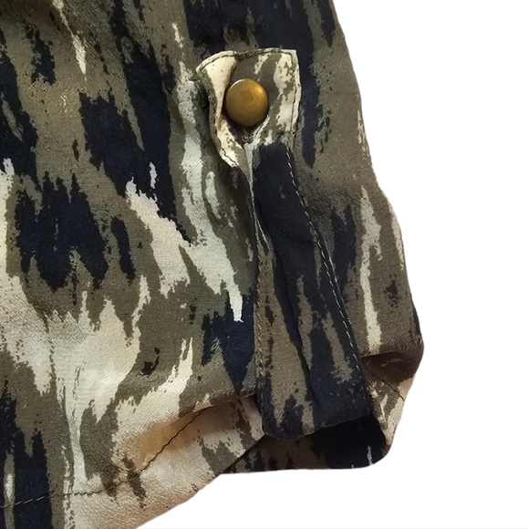 Charlie Jade 100% Silk Romper Size Small - Picture 8 of 11